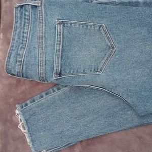 Womens Old Navy Jeans Size 10 Tall Inseam 28. Button Fly